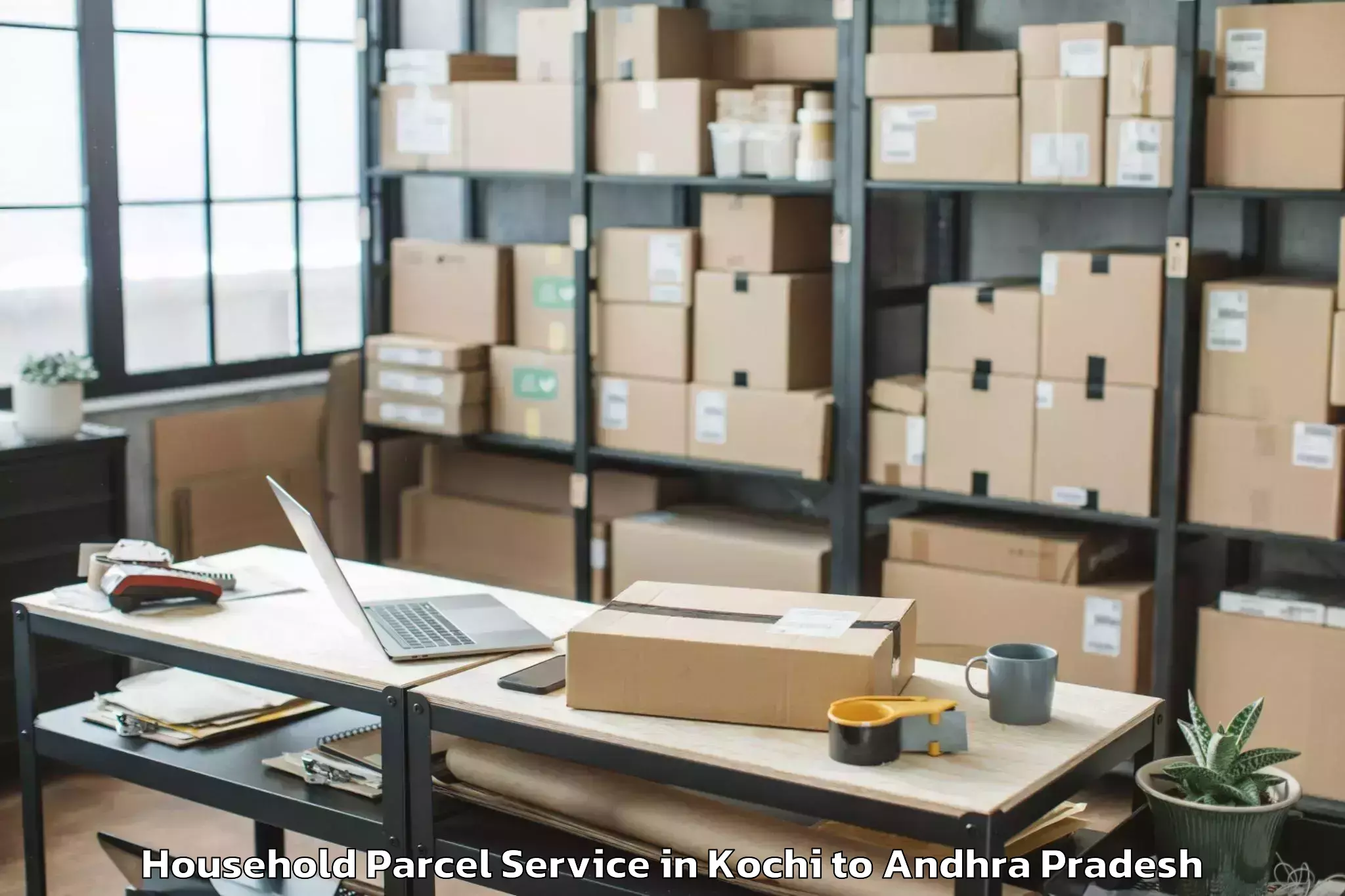 Kochi to Annavaram Household Parcel